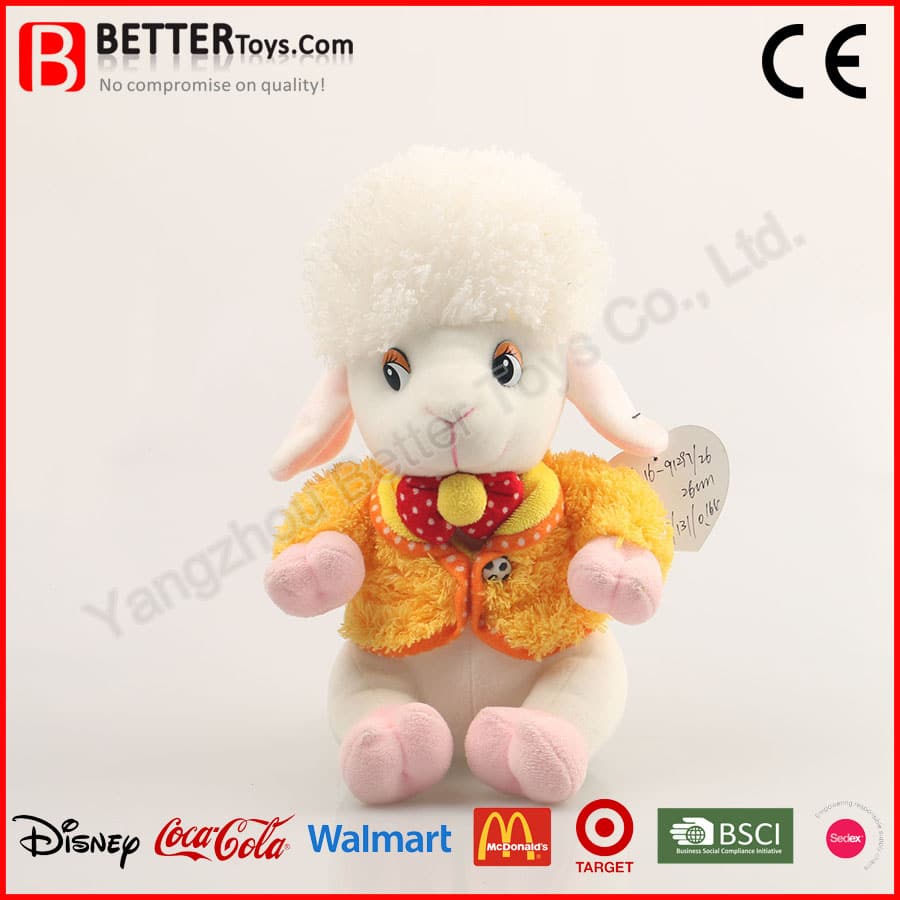 cute stuffed baby lamb