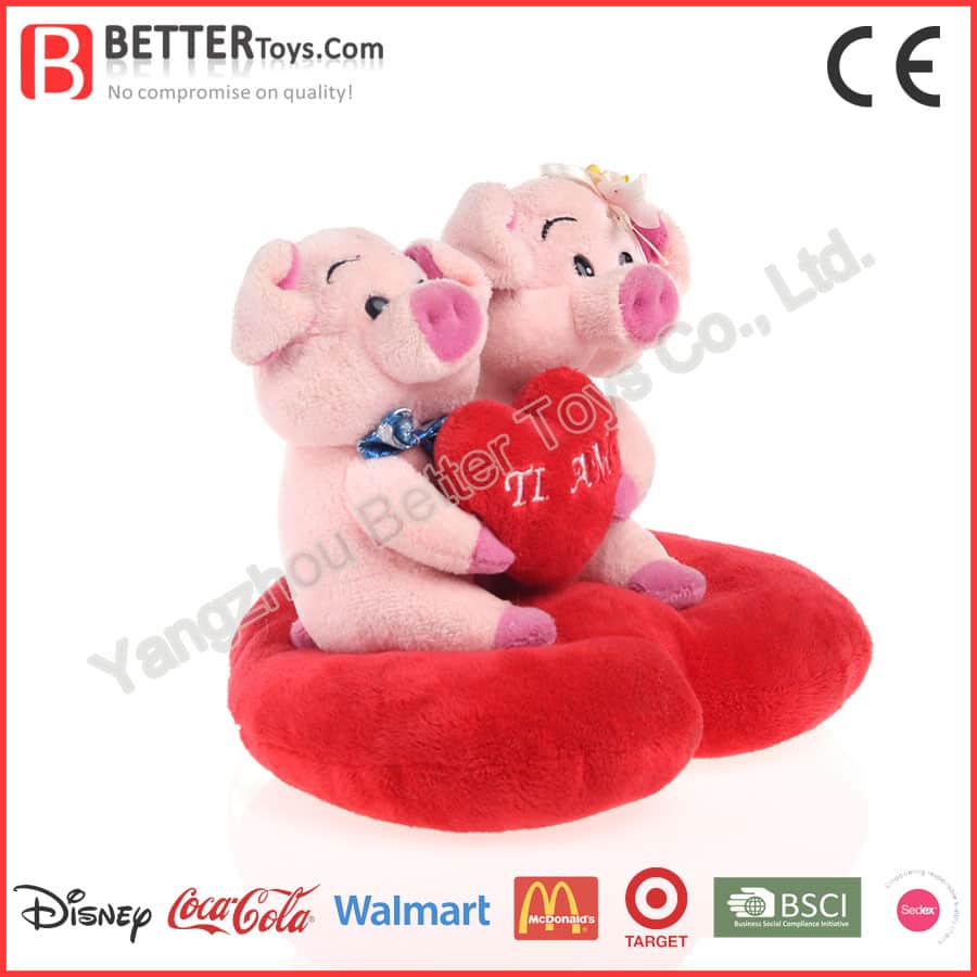 valentine's day pig stuffed animal