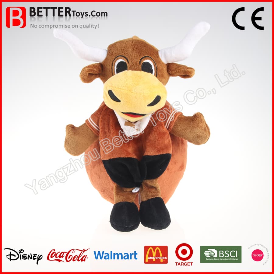 Plush bull